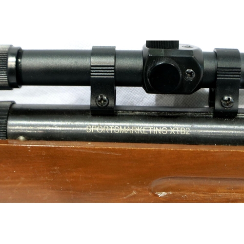 2011 - SMK .177 air rifle with scope. P&P Group 3 (£25+VAT for the first lot and £5+VAT for subsequent lots... 