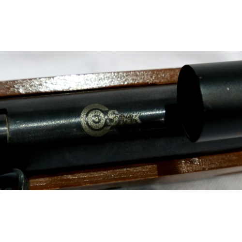 2011 - SMK .177 air rifle with scope. P&P Group 3 (£25+VAT for the first lot and £5+VAT for subsequent lots... 