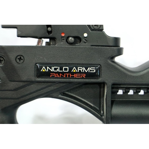 2013 - Anglo Arms Panther crossbow with bolts, red dot sight and cocking string. P&P Group 3 (£25+VAT for t... 