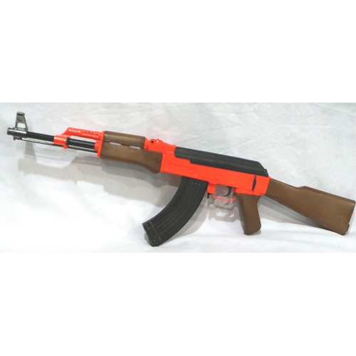 2019 - Airsoft assault rifle (AK-47 style) loss to end of stock. P&P Group 3 (£25+VAT for the first lot and... 