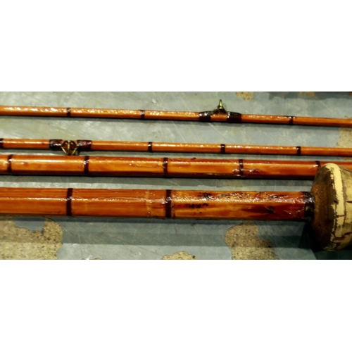 2049 - Four piece split cane Hardy trout rod. P&P Group 3 (£25+VAT for the first lot and £5+VAT for subsequ... 