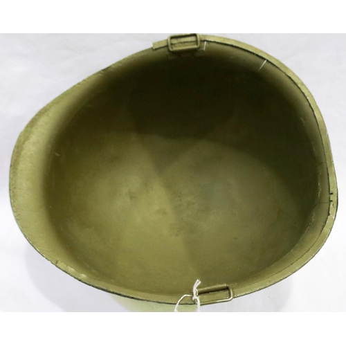 2177 - An American Vietnam war period M1 helmet, later painted with 1st Cavalry Division emblem. P&P Group ... 