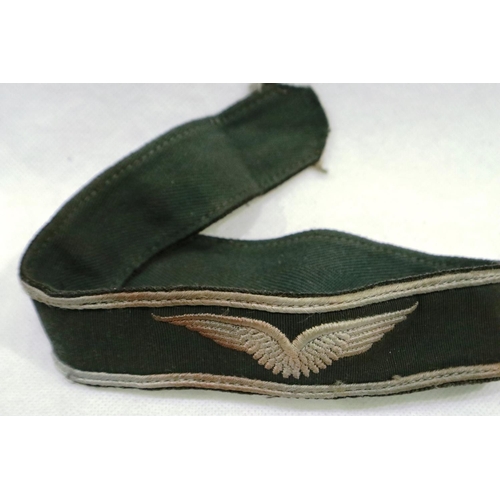 2196 - West German Airforce cuff title. P&P Group 1 (£14+VAT for the first lot and £1+VAT for subsequent lo... 