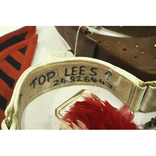2204 - Uniform components including belts, lanyards etc. P&P Group 2 (£18+VAT for the first lot and £3+VAT ... 