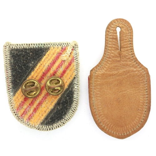 2297 - Two American Special Forces enamelled buttonholes. P&P Group 1 (£14+VAT for the first lot and £1+VAT... 