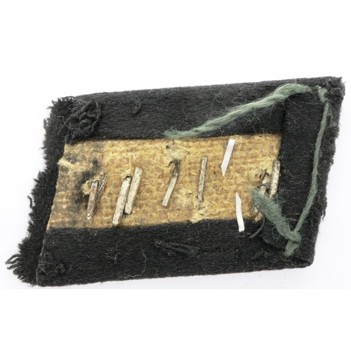 2304 - German WWII SS numbered collar tab, 8/M90. P&P Group 1 (£14+VAT for the first lot and £1+VAT for sub... 