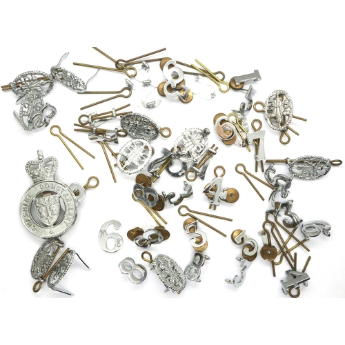 2314 - Mixed Police badges and numbers. P&P Group 1 (£14+VAT for the first lot and £1+VAT for subsequent lo... 