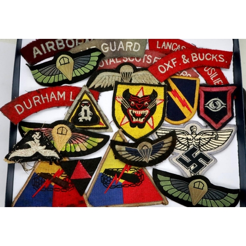 2326 - Twenty military embroidered cloth patches. P&P Group 1 (£14+VAT for the first lot and £1+VAT for sub... 
