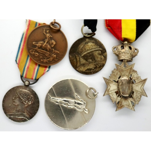 2330 - French fifty year commemorative medal 1968 together with two civic medals (3). P&P Group 1 (£14+VAT ... 