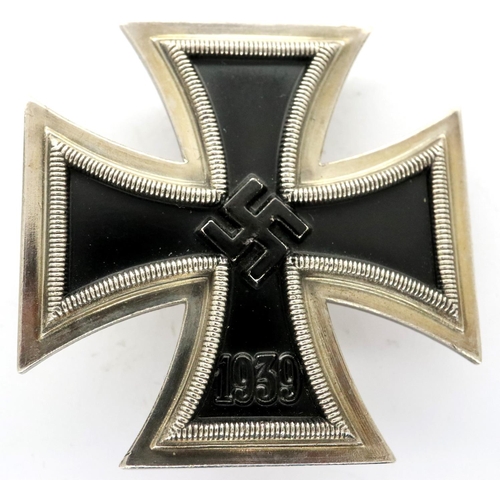 2333 - German WWII Iron cross first class, with numbered tapering pin marked 51. P&P Group 1 (£14+VAT for t... 