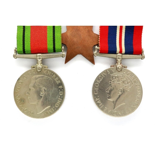 2337 - British WWII medal pair and France & Germany star, un-named as issued. P&P Group 1 (£14+VAT for the ... 