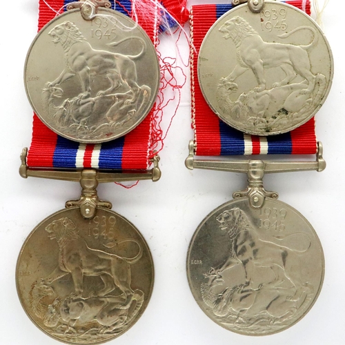 2339 - Four British WWII War medals. P&P Group 1 (£14+VAT for the first lot and £1+VAT for subsequent lots)