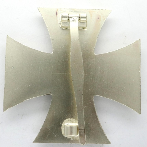 2345 - German WWII Iron cross first class, with numbered tapering pin marked 65. P&P Group 1 (£14+VAT for t... 