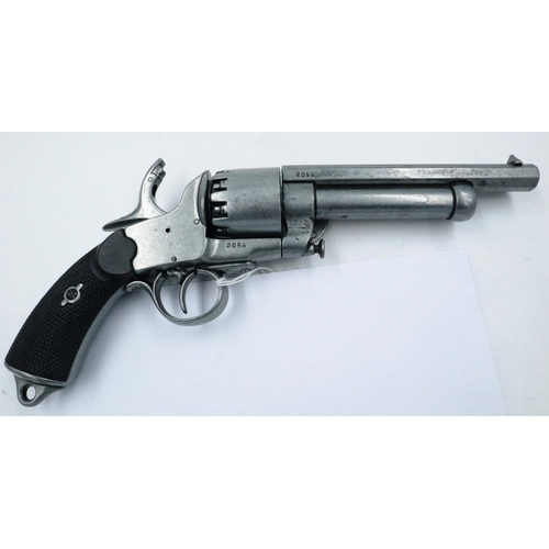 2220 - Replica Confederate LeMat revolver with full working mechanism, (non-firing). P&P Group 2 (£18+VAT f... 