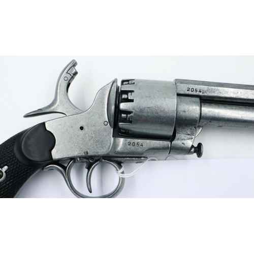 2220 - Replica Confederate LeMat revolver with full working mechanism, (non-firing). P&P Group 2 (£18+VAT f... 