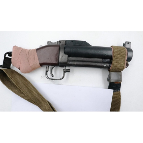 2221 - US Vietnam war special forces replica M79 blooper cut down with original sling, 3D printed. P&P Grou... 