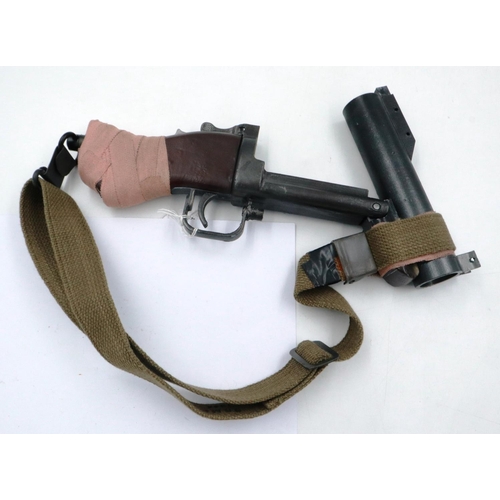 2221 - US Vietnam war special forces replica M79 blooper cut down with original sling, 3D printed. P&P Grou... 