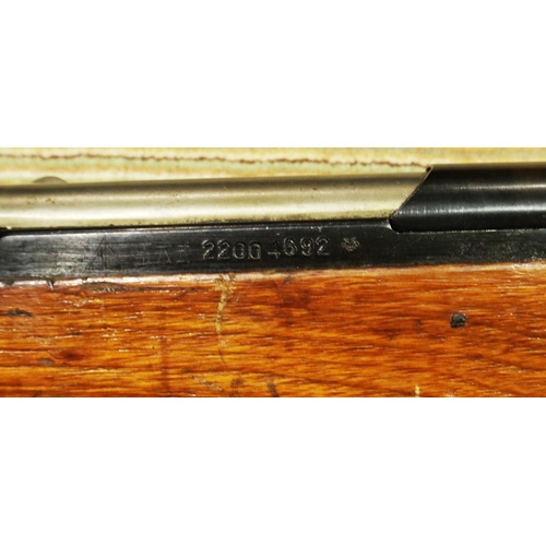 2228 - Chinese SKS rifle, WWII model, undated with cruciform folding bayonet, 2015 spec deactivation with m... 