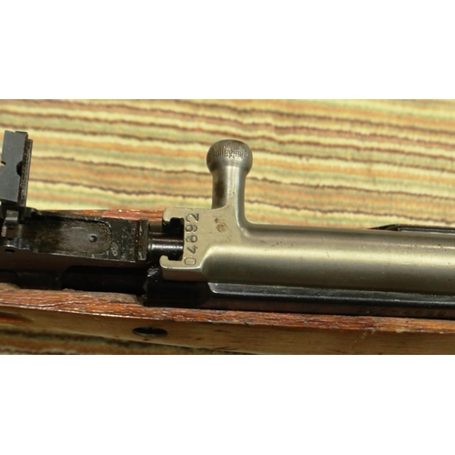 2228 - Chinese SKS rifle, WWII model, undated with cruciform folding bayonet, 2015 spec deactivation with m... 