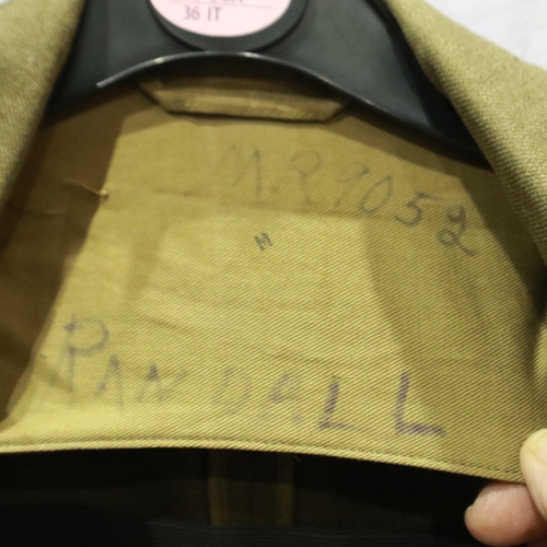 2238 - American WWII tunic of the 103rd Infantry Division, several areas of moth damage throughout. P&P Gro... 