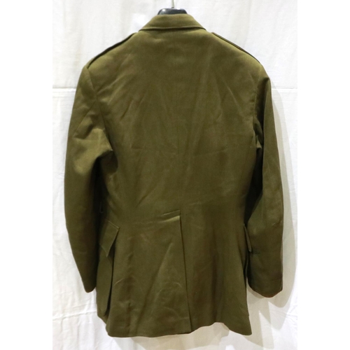 2240 - Royal Artillery WWI-WWII enlisted mans tunic with leather Sam Browne and sword hanger. P&P Group 2 (... 