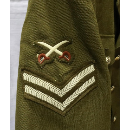 2252 - British No 2 dress tunic, 1980 pattern, badged to the rank of Corporal. P&P Group 2 (£18+VAT for the... 