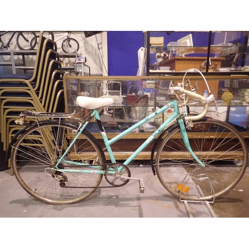 1001 - 20 inch frame vintage 5 speed ladies BSA Sport road bike, equipped with Weinmann drop handlebars, or... 