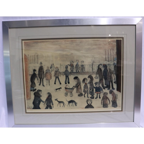 2044 - Laurence Stephen Lowry RBA RA (1887-1976), limited edition colour lithograph, The Park, numbered 354... 