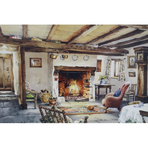 2045 - Judy Boyes (B. 1943): Two signed limited edition prints An Old Lakeland Sitting Room 498/850 and Vil... 