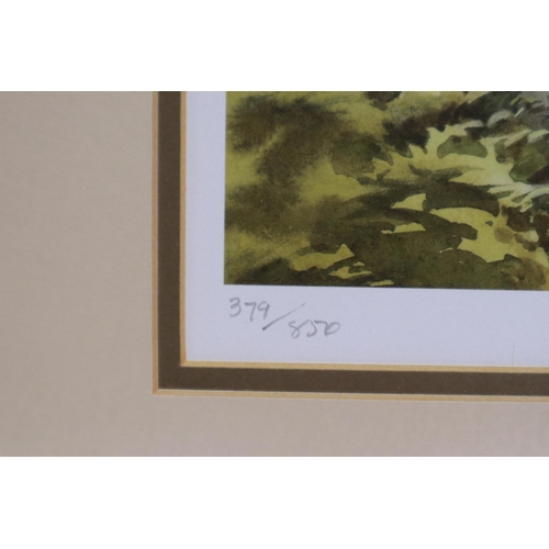 2045 - Judy Boyes (B. 1943): Two signed limited edition prints An Old Lakeland Sitting Room 498/850 and Vil... 