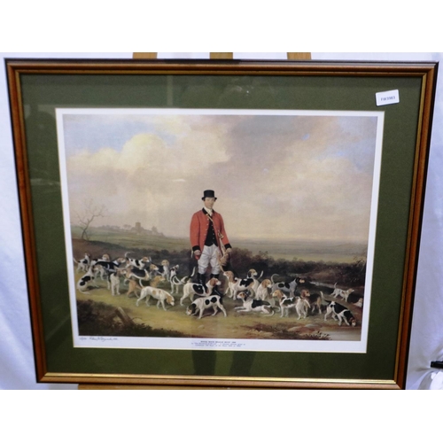 2023G - Rodney Symonds (20th century): artist signed limited edition print, Royal Rock Beagle Hunt 1866, 12/... 