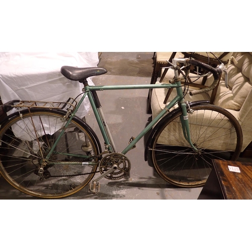 1006 - 22 inch frame homemade 12 speed mens unnamed road bike equipped with Weinmann drop handlebars, Cidin... 