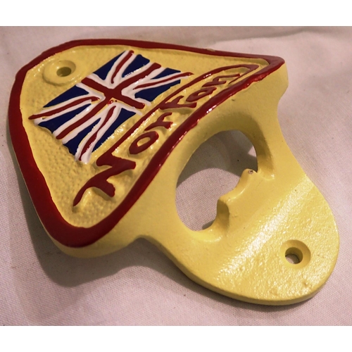 1161 - Wall mounted Norton bottle opener, H: 80 mm. P&P Group 1 (£14+VAT for the first lot and £1+VAT for s... 