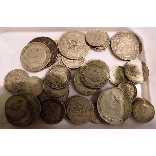 1184 - Quantity of mixed pre 1947 UK coins. P&P Group 1 (£14+VAT for the first lot and £1+VAT for subsequen... 