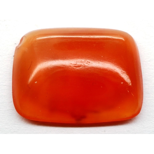 30 - Loose carnelian intaglio, 19 x 15 mm. P&P Group 1 (£14+VAT for the first lot and £1+VAT for subseque... 