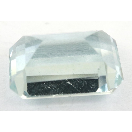 36 - Loose gemstone, aquamarine, 1.97cts. P&P Group 1 (£14+VAT for the first lot and £1+VAT for subsequen... 