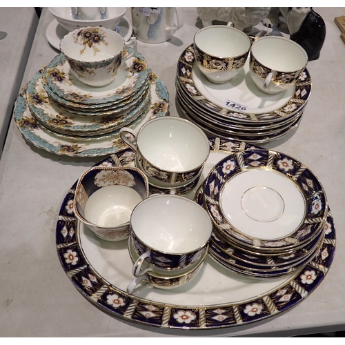 1426 - Victorian part tea set, and an Osborne tea service. Not available for in-house P&P