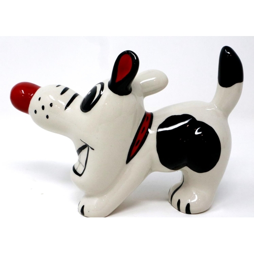 239 - Lorna Bailey dog, Dashy, L: 16 cm, no cracks or chips. P&P Group 1 (£14+VAT for the first lot and £1... 