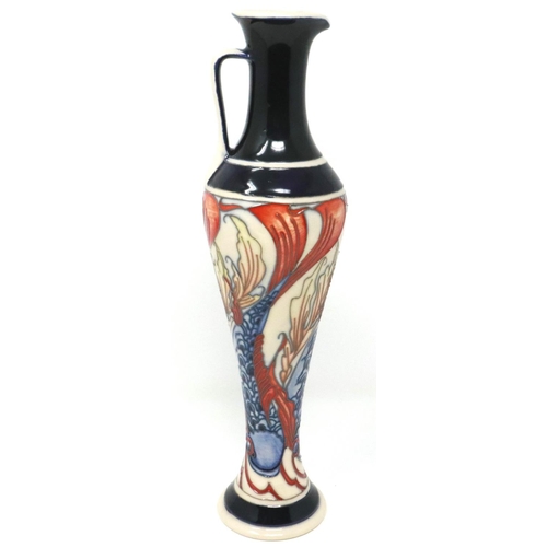 252 - Moorcroft koi carp jug, seconds quality, H: 31 cm, no cracks or chips. P&P Group 3 (£25+VAT for the ... 