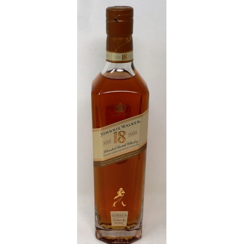 528 - Johnnie Walker 18 years aged Scotch whisky 700ml, 40% proof, boxed. P&P Group 2 (£18+VAT for the fir... 