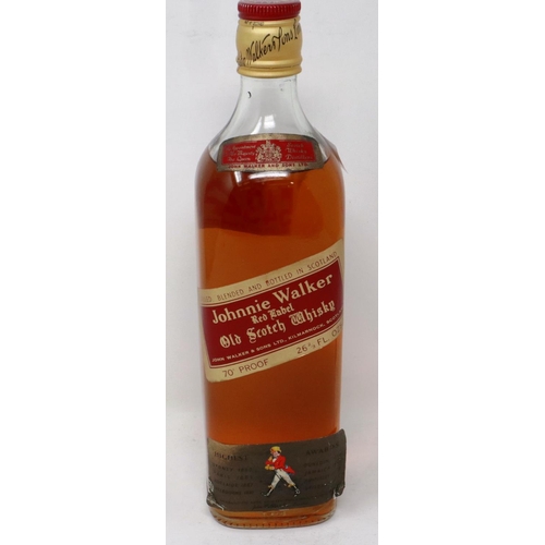 533 - Johnnie Walker red label Old Scotch whisky, 788ml, 70% proof. P&P Group 2 (£18+VAT for the first lot... 