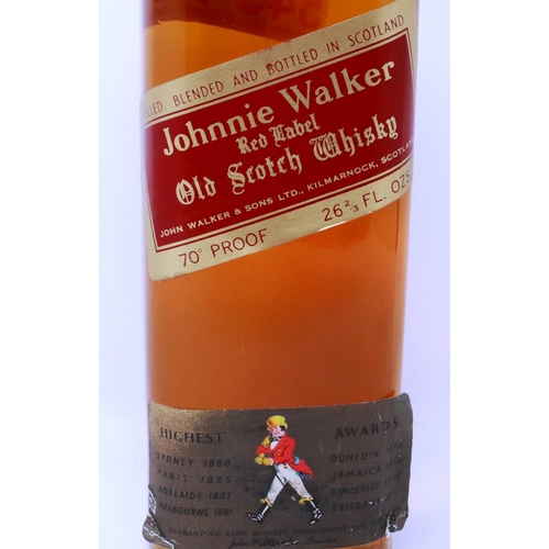 533 - Johnnie Walker red label Old Scotch whisky, 788ml, 70% proof. P&P Group 2 (£18+VAT for the first lot... 