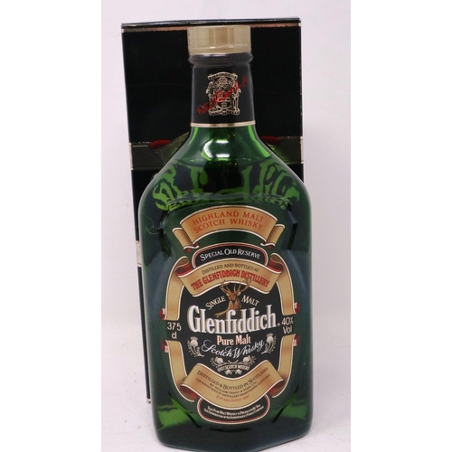 538 - Glenfiddich pure malt Scotch whisky, 375cl, 40% proof, boxed. P&P Group 1 (£14+VAT for the first lot... 