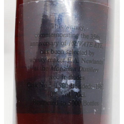 540 - Macallan, Private Eye Limited Edition Single Highland Malt Scotch Whisky, Could be 196 Years Old, 19... 