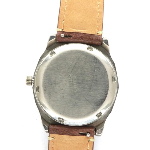 99 - CITIZEN: gents automatic wristwatch with day/date aperture on leather strap, working at lotting. P&P... 