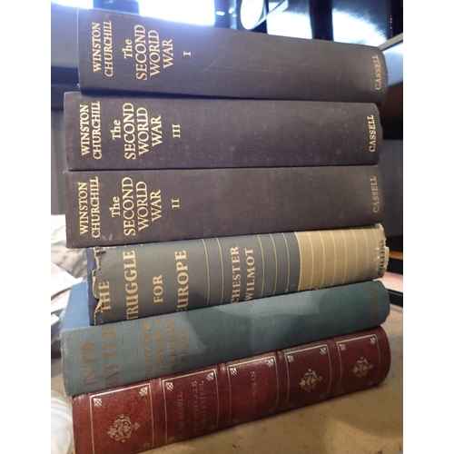 1242 - Quantity of Churchill related books. P&P Group 2 (£18+VAT for the first lot and £3+VAT for subsequen... 