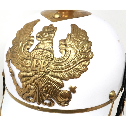 139 - Reproduction German Pickelhaube. P&P Group 3 (£25+VAT for the first lot and £5+VAT for subsequent lo... 