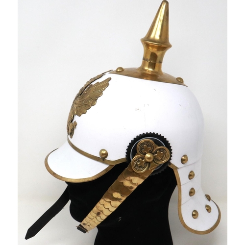 139 - Reproduction German Pickelhaube. P&P Group 3 (£25+VAT for the first lot and £5+VAT for subsequent lo... 