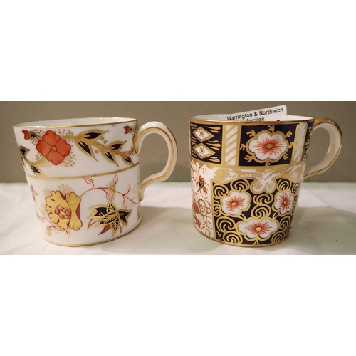 1301 - Two Royal Crown Derby coffee cans, H: 60 mm. P&P Group 1 (£14+VAT for the first lot and £1+VAT for s... 