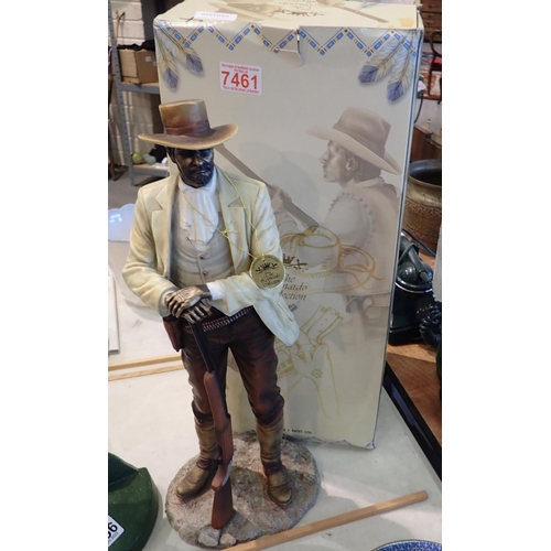 1355 - The Leonardo Collection figurine, US State Marshall LP7431, boxed. P&P Group 2 (£18+VAT for the firs... 